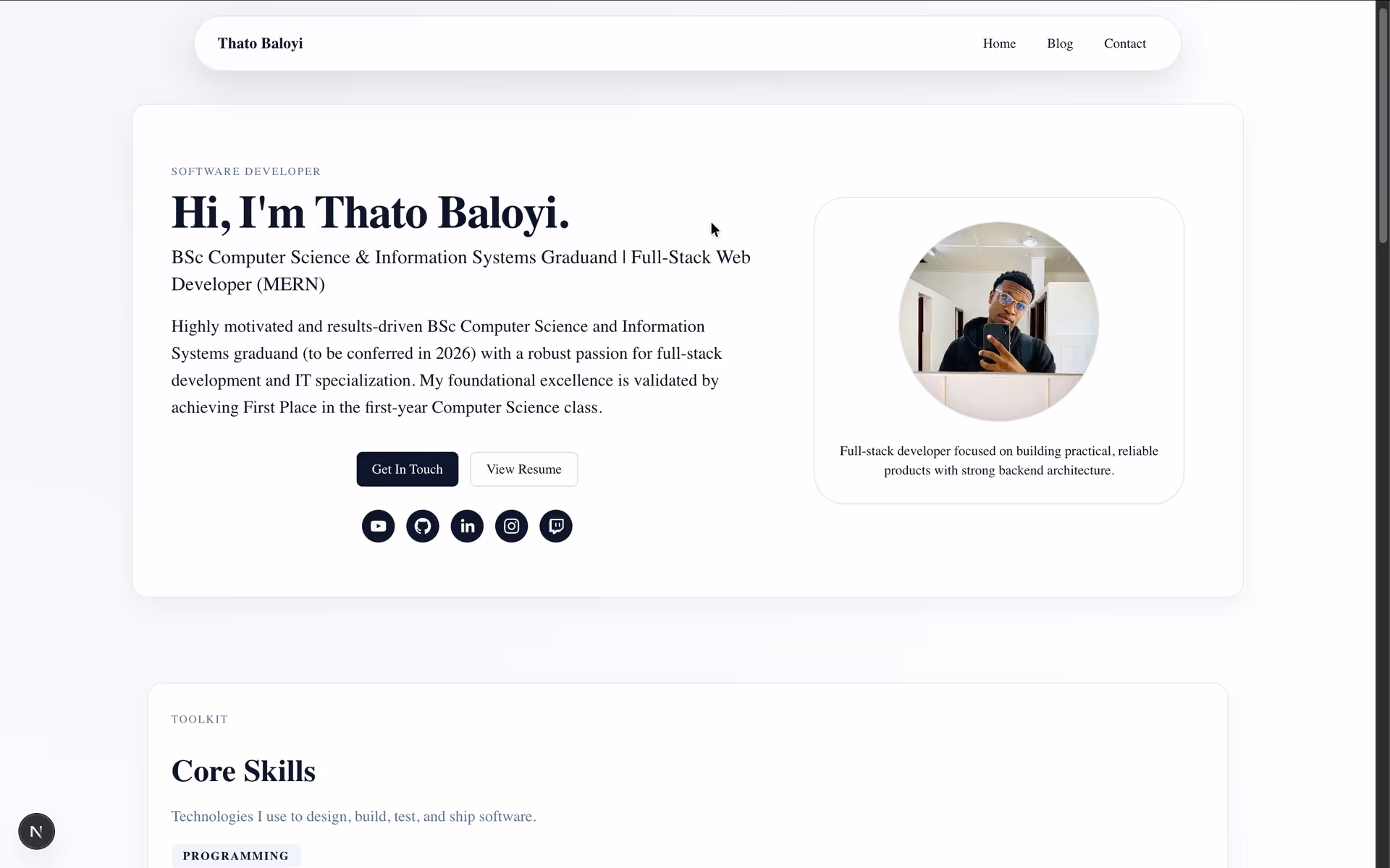 newPortfolio preview