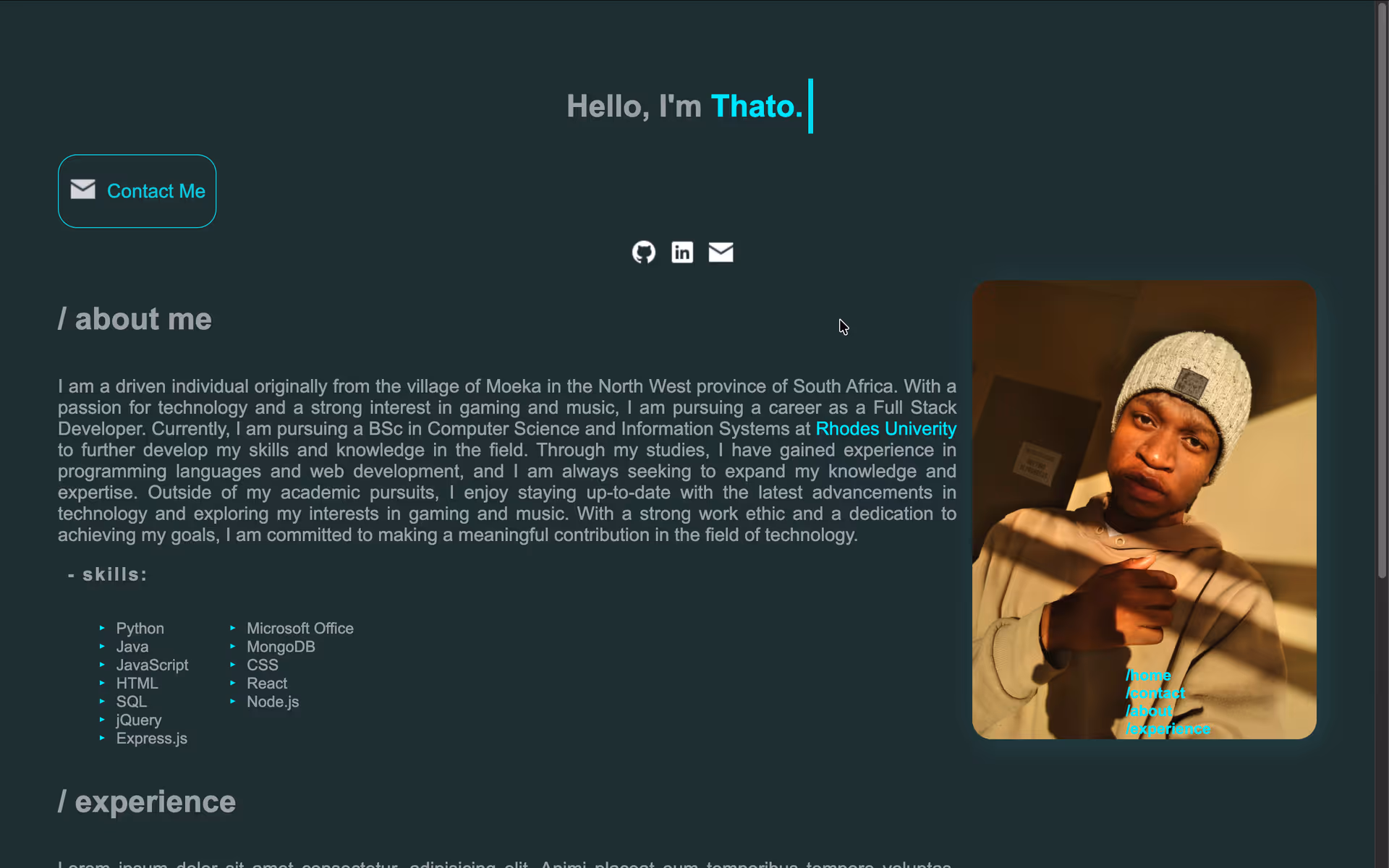 portfolio preview